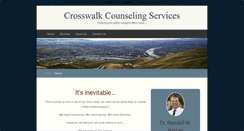 Desktop Screenshot of crosswalkcounseling.net