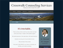 Tablet Screenshot of crosswalkcounseling.net